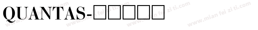 QUANTAS字体转换