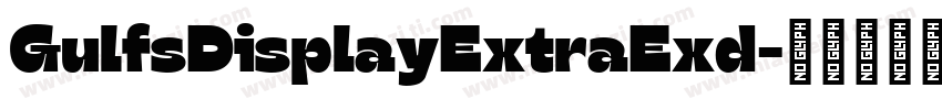 GulfsDisplayExtraExd字体转换