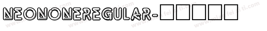 NeonOneRegular字体转换