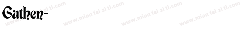 Guthen字体转换