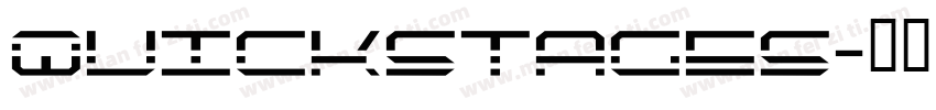 Quickstages字体转换