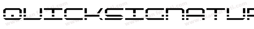 quicksignature字体转换