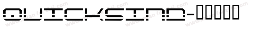 quicksind字体转换