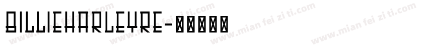 BillieHarleyRe字体转换