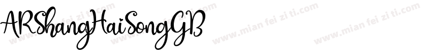 ARShangHaiSongGB字体转换
