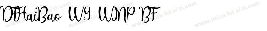 DFHaiBao-W9-WINP-BF字体转换