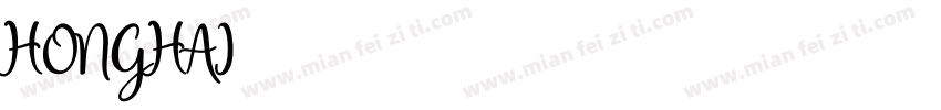 HONGHAI字体转换