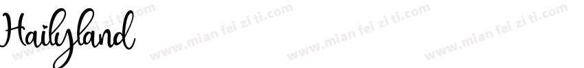 Hailyland字体转换