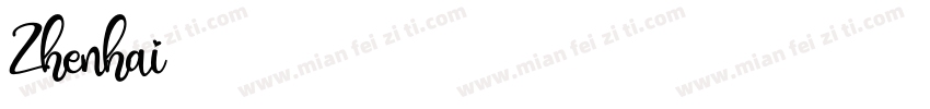 Zhenhai字体转换