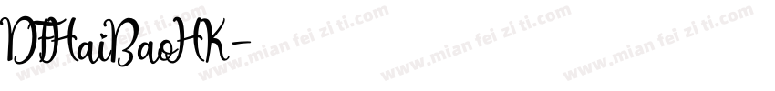 DFHaiBaoHK字体转换
