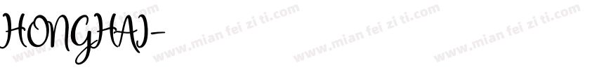 HONGHAI字体转换
