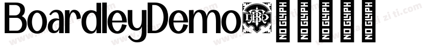 BoardleyDemo字体转换