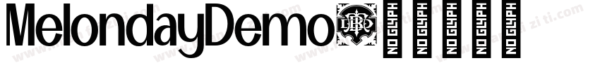 MelondayDemo字体转换