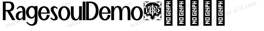 RagesoulDemo字体转换