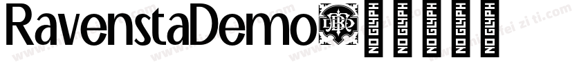 RavenstaDemo字体转换