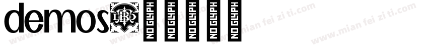 demos字体转换