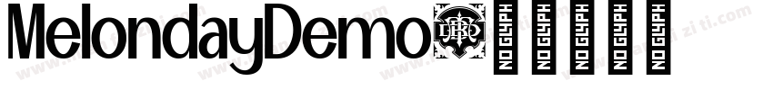 MelondayDemo字体转换