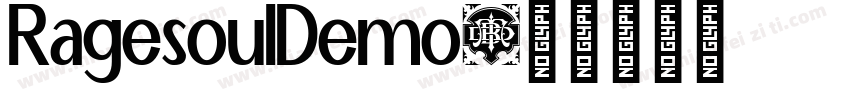 RagesoulDemo字体转换