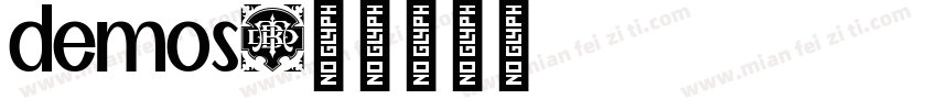demos字体转换