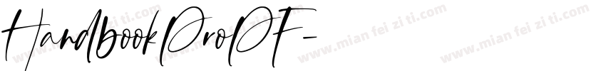 HandbookProPF字体转换