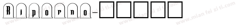 Riporno字体转换