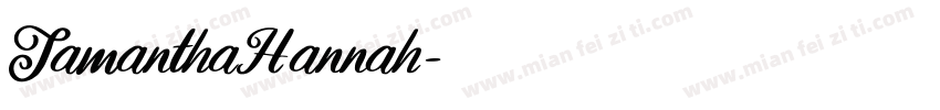 SamanthaHannah字体转换