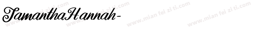 SamanthaHannah字体转换
