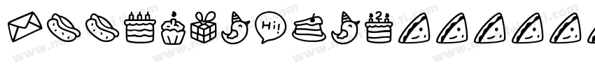 Anniversary字体转换