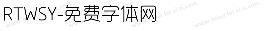 RTWSY字体转换
