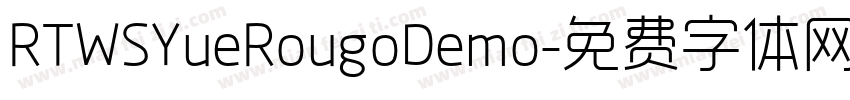 RTWSYueRougoDemo字体转换