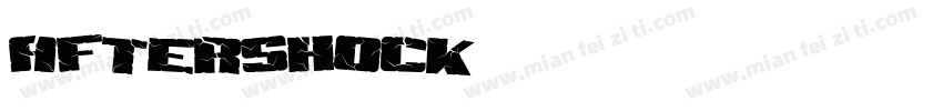 aftershock字体转换