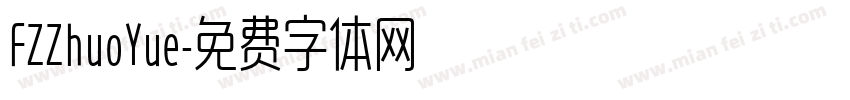 FZZhuoYue字体转换