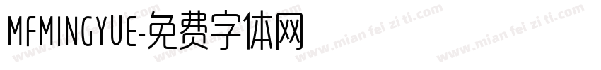 MFMINGYUE字体转换