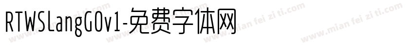 RTWSLangG0v1字体转换