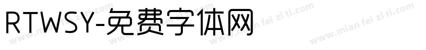 RTWSY字体转换