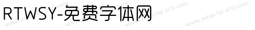 RTWSY字体转换