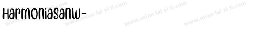 HarmoniaSanw字体转换
