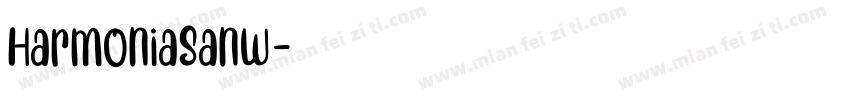 HarmoniaSanw字体转换