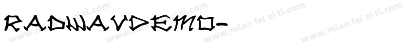 RADWAVdemo字体转换