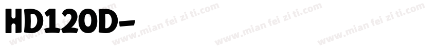HD120D字体转换