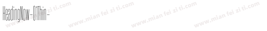HeadingNow-01Thin字体转换