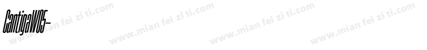CantigaW05字体转换