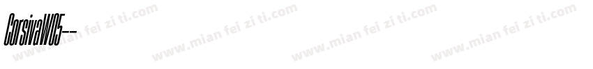 CorsivaW05-字体转换