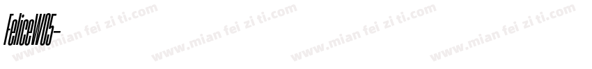 FeliceW05字体转换