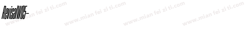 RevisalW05字体转换