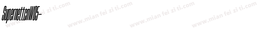 SupernettcnW05字体转换