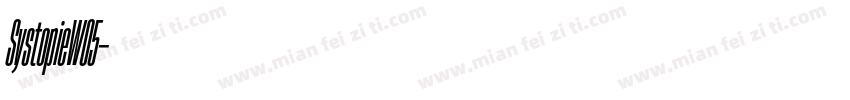 SystopieW05字体转换