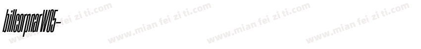 billcorpnarW05字体转换