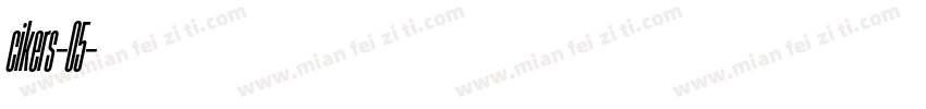 cikers-05字体转换