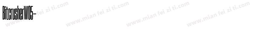 BitcrusherW05字体转换